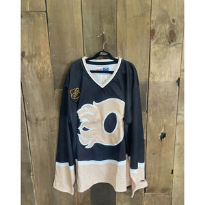 oMA Hockey Jersey Black and Tan Size M